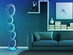 LampDepot RGB Minimalist Circular Floor Lamp