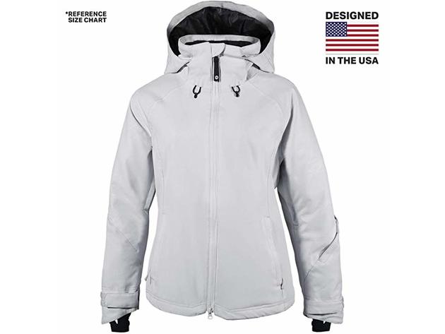 Wildhorn Frontera Premium Women's Ski Jacket - Designed in USA -Windproof- Lunar (New)