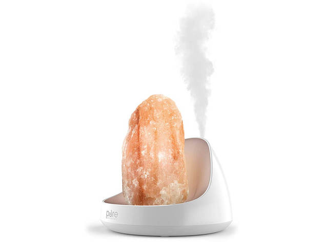 Pure Enrichment PESLTDF PureGlow Crystal Salt Lamp + Diffuser (Large)