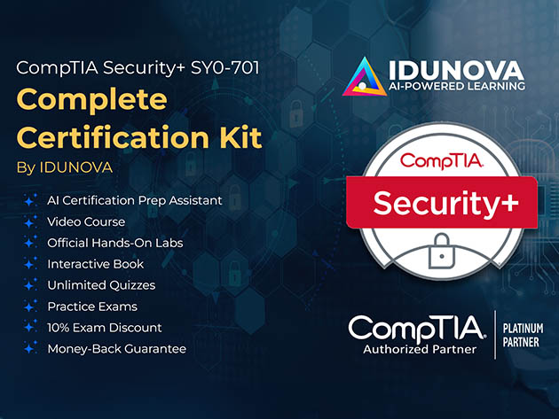 The Complete CompTIA Security+ SY0-701 Certification Kit by IDUNOVA