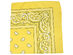 132 Pack Paisley 100% Polyester Bandanas - Bulk Lot - Yellow