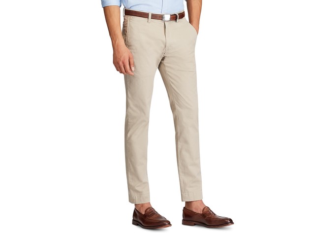 Calvin klein men's refined stretch slim fit outlet chinos