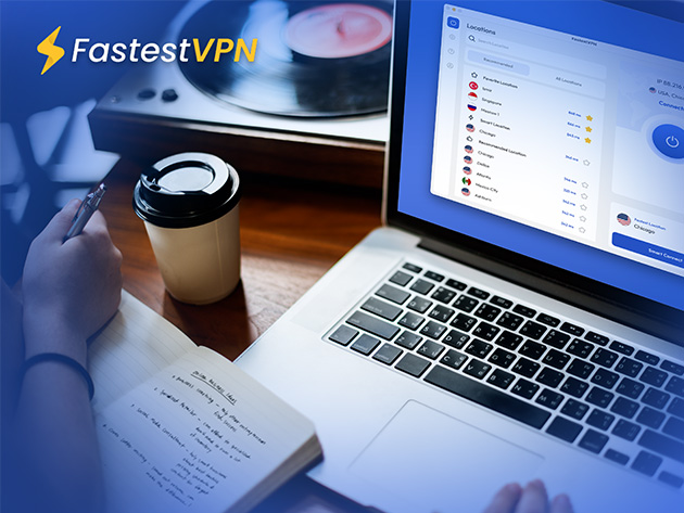 FastestVPN: Lifetime Subscription (10 Devices)