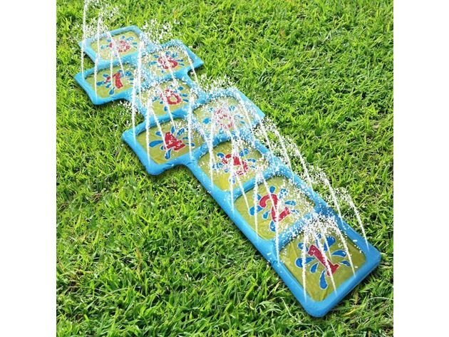 Playing Inflatable Toy Fun Accessories Game Mat Summer Hopscotch Water Sprinkler 