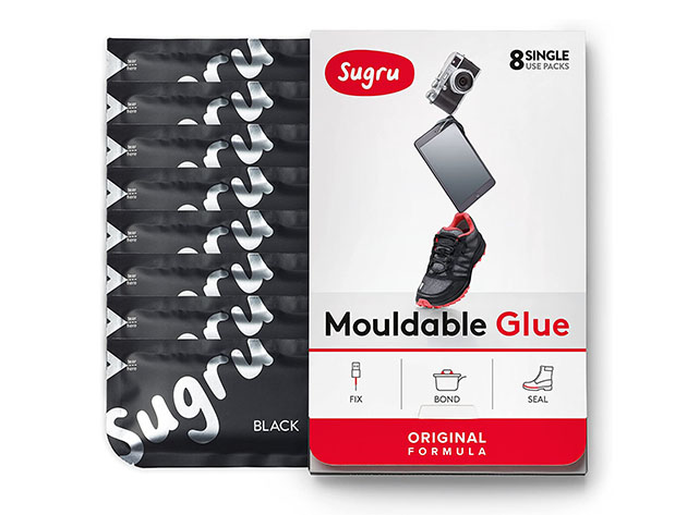 Sugru Mouldable Glue 8 Pack, Classic Colours