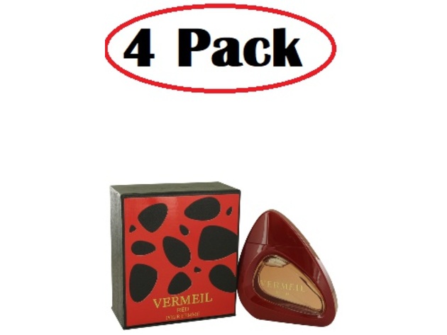 4 Pack of Vermeil Red by Vermeil Eau De Parfum Spray 3 oz | StackSocial