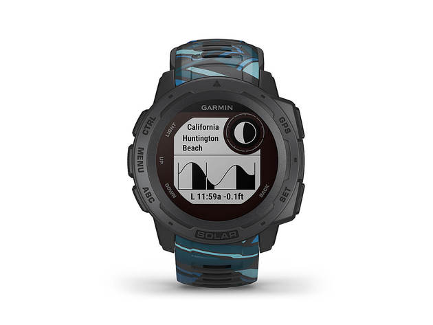 Garmin Instinct Solar GPS Smartwatch - Surf Blue