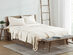 Kathy Ireland 300 Thread Count 100% Bamboo Rayon Sheet Set (Full/Ivory)