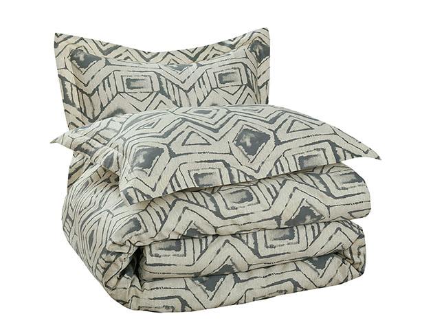 Royale Linens Mali 3-Piece Cotton Comforter Set