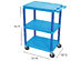 Offex Multipurpose 3-Shelf Utility Cart (Blue)