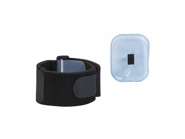 Ossur Airform Tennis Elbow Support Offers A Focused Pneumatic Compression To Provide More Support With Less Constriction, Universal, Black