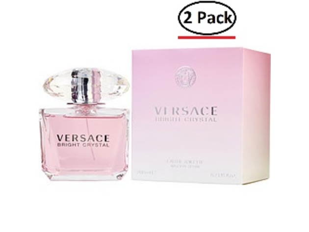 VERSACE BRIGHT CRYSTAL by Gianni Versace EDT SPRAY 6.7 OZ for WOMEN ---(Package Of 2)