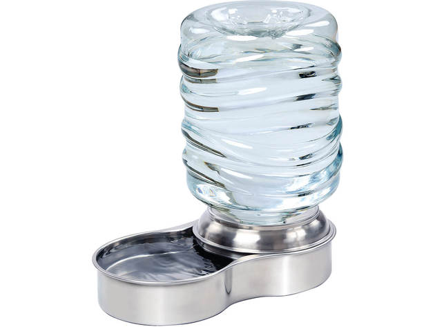 glass gravity water bowl