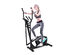 Elliptical Exercise Machine W/ Pulse Rate Grips & Performance Monitor - Black/Grey/Blue