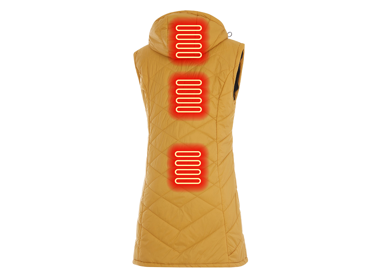 Women's Helios Hybrid Heated Coat (Golden/Small)