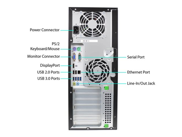 HP Compaq Elite 8300 Tower Computer PC, 3.20 GHz Intel i5 Quad Core Gen 3, 16GB DDR3 RAM, 1TB SATA Hard Drive, Windows 10 Professional 64 bit (Renewed)