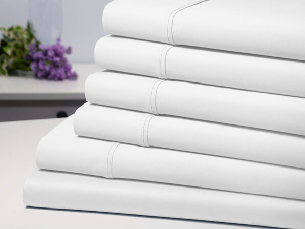 Bamboo Comfort 6 Piece Luxury Sheet Set - White (Full) - Product Image