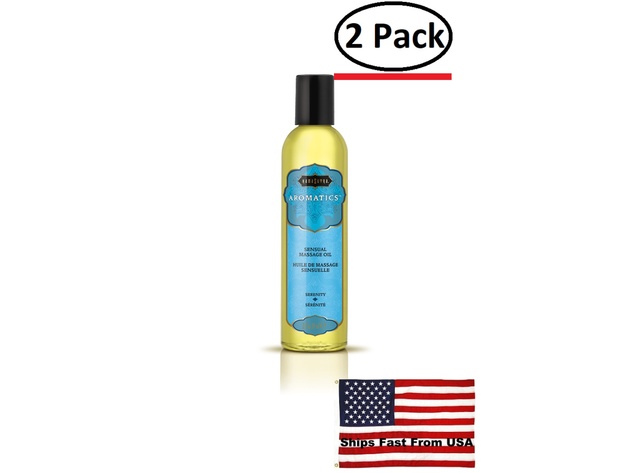 [ 2 Pack ] Aromatics Massage Oil - Serenity - 2 Fl Oz