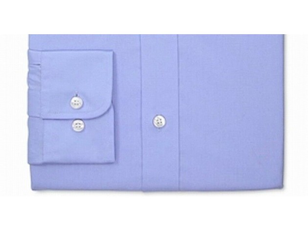 Nautica Men's Slim-Fit Comfort Stretch White Solid Dress Shirt Blue Size 16-34-35