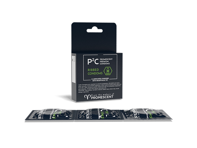 Promescent Premium Ribbed Condoms (108-Pack)