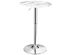 Costway Round Bistro Bar Table Height Adjustable 360-degree Swivel - As the picture shows