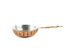 Copper Frying Pan with Lines Decor 9"
