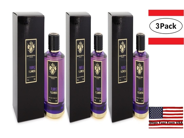 Mancera Purple Flowers Eau De Parfum Spray By Mancera - 4 oz Mancera Purple Flowers Eau De Parfum Spray By Mancera - 4 oz