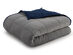 Weighted Anti-Anxiety Blanket (Grey/Navy, 15Lb)