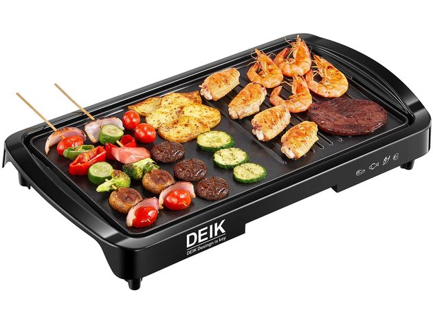 Electric Griddle, 11 x 21, Nonstick 1600W Pancake Griddle