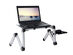 Portable Laptop Stand with Mouse Pad (Silver)
