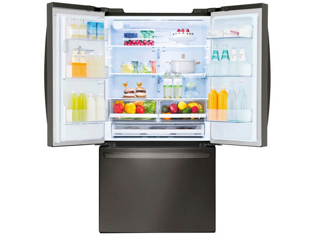 LG LFXS28968D 28 Cu. Ft. Black Stainless Smart French Door Refrigerator