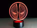 Deadpool 3D Illusion Lamp