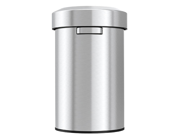 iTouchless Titan 17-Gallon Swing-Top Stainless Steel Trash Can 