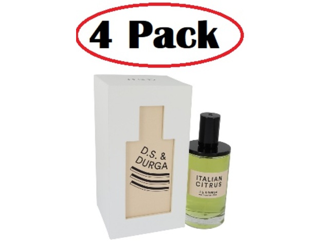 4 Pack of Italian Citrus by D.S. & Durga Eau De Parfum Spray 3.4 oz
