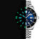 Stührling Radiance Swiss Automatic 43mm Dive Watch (Black Dial/Blue Bezel)