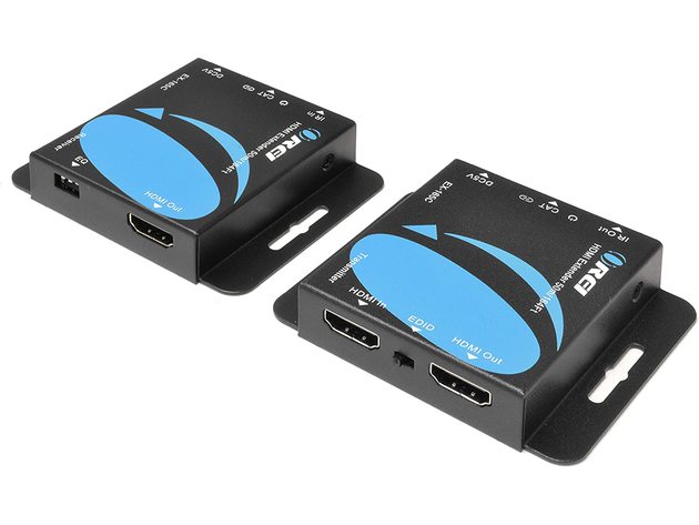 OREI 165-Feet HDMI Over CAT5e/CAT6 Extender with Power Over Cable with IR (EX-165C)