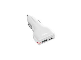 Combo USB C Car Charger White
