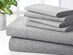 Bamboo Blend Chambray Sheet Set (Silver/Queen)