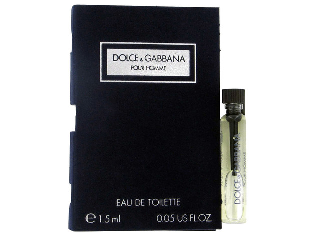 DOLCE & GABBANA Vial (sample) .06 oz For Men 100% authentic perfect as a gift or just everyday use