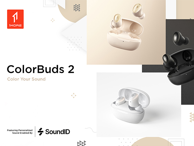 1MORE ColorBuds 2 True Wireless Headphones White