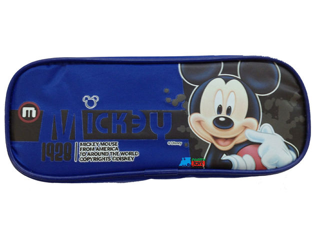 Mickey Mouse Plastic Pencil Case Pencil Box - Blue 1928