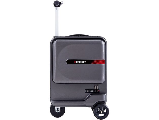Smart Motorized Rideable Carry-on Suitcase/Luggage for Adults/Kids (Black)