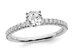 1/2 Carat (ctw G-H-I, SI1-SI2) Lab Grown Diamond Engagement Ring in 14K White Gold - 9