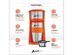 AdirChef Mini Travel Single Serve Coffee Maker & 15oz Travel Tumbler (Orange)