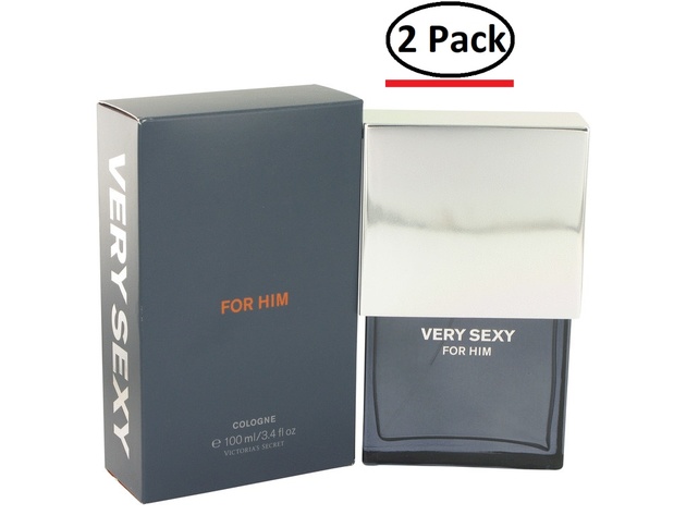 Very Sexy by Victoria's Secret Cologne Spray 3.4 oz for Men (Package of 2)