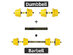 Nice C Adjustable Dumbbell Barbell Set (66lbs barbell/33 lbs dumbbell set)