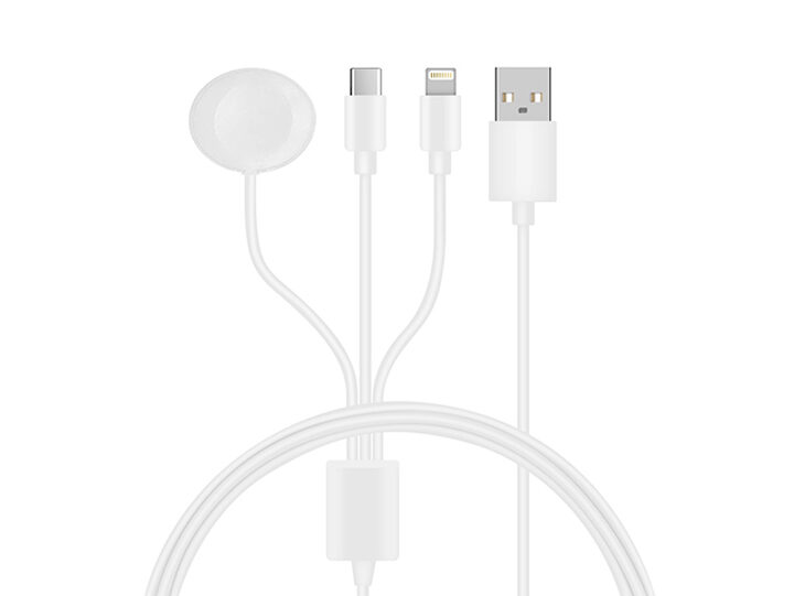 3-in-1 USB-C, Apple Watch Charging Cable StackSocial