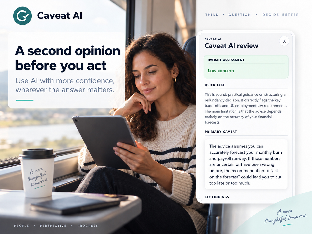 Caveat AI Standard Plan: Lifetime Subscription