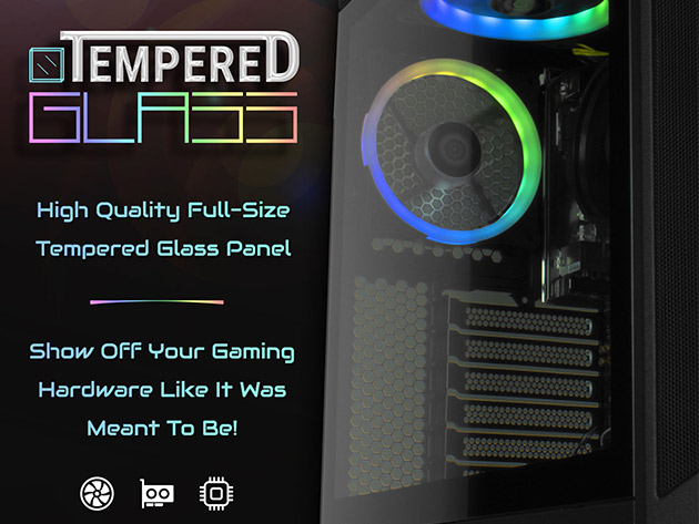 Periphio Reaper Gaming PC Quad Core i5 16GB - Black (Refurbished)