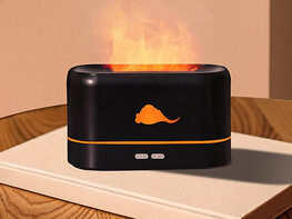 Aroma Beats Oil Diffuser Speaker with Simulated Flame